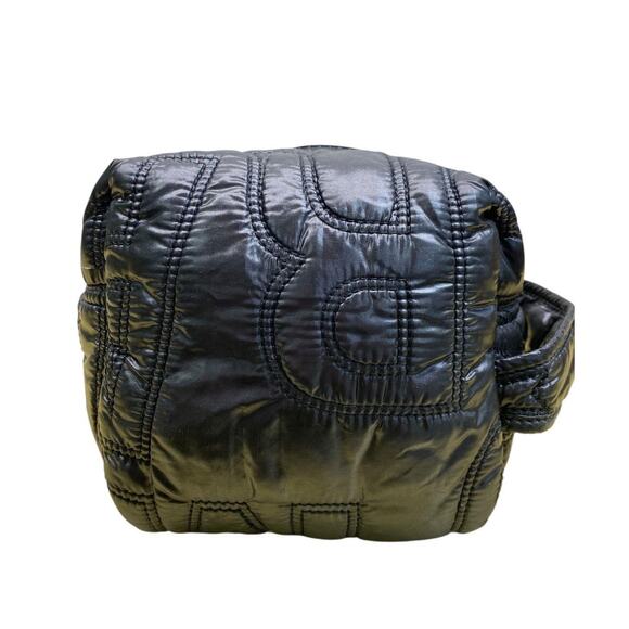 Marc Jacobs Standard Supply Workwear Quilted Logo Cosmetic Cube Travel Bag - Picture 2 of 8